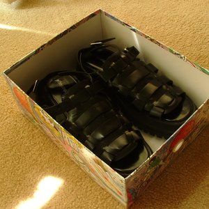 Jeffrey Campbell MOBSCENE Size 12 Platform Sandals